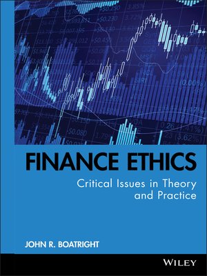 cover image of Finance Ethics